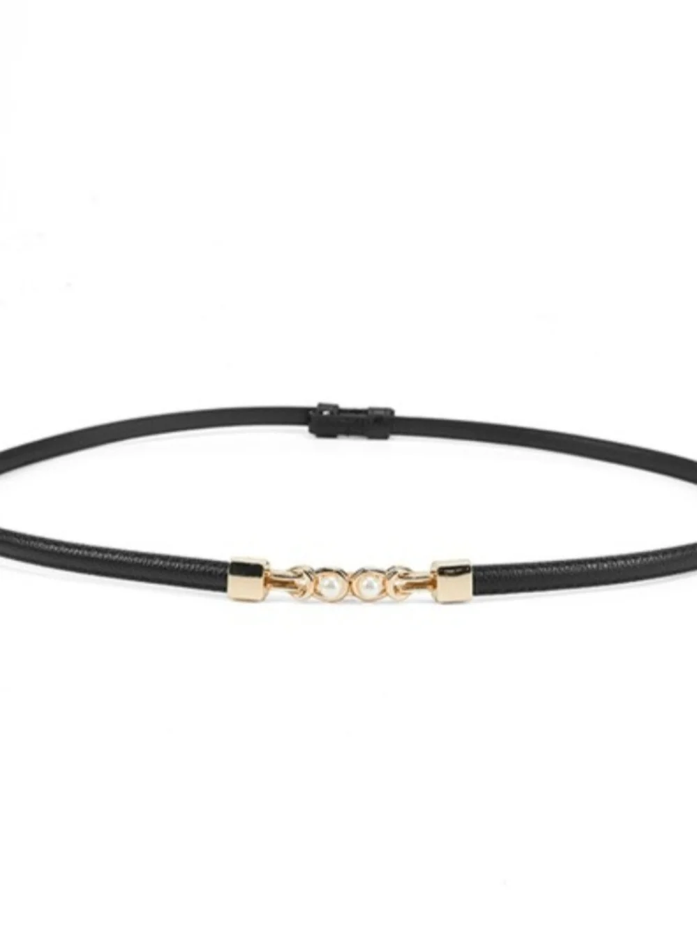 Elegant  Gold and Pearl Ornament Belt